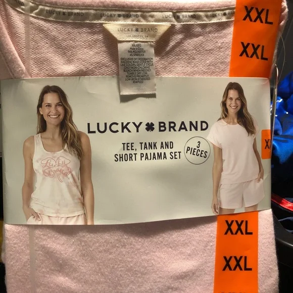Lucky Brand 3 pieces‎ tee, tank and short PJ