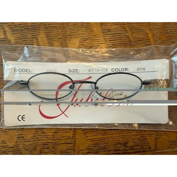 NWT Jubilee Kids 5602 Brown Metal AUTHENTIC EYEGLASSES FRAME RX 41-19-125