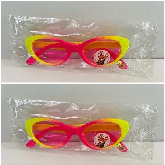 Brand New Bundle of Two (2) Pairs of Toddler Girls Sunglasses