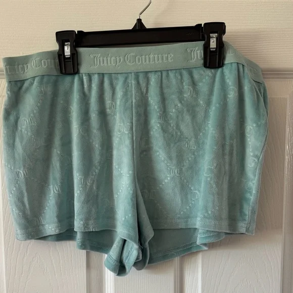 Juicy Couture Women's Velour Sleep Shorts Size‎ Large