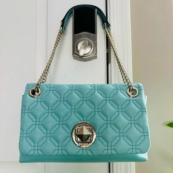Kate Spade NY Natalia Flap Grain Leather Small Shoulder/Crossbody Bag 11”x6.5”x3