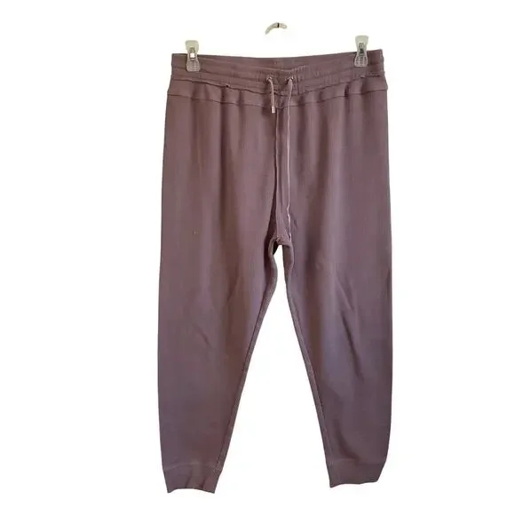 Altar’d State Intimates Waffle Knit Purple Jogger Loungewear Pants - XL‎
