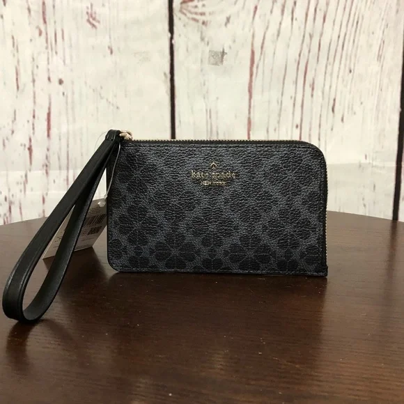 Kate Spade Black Wristlet