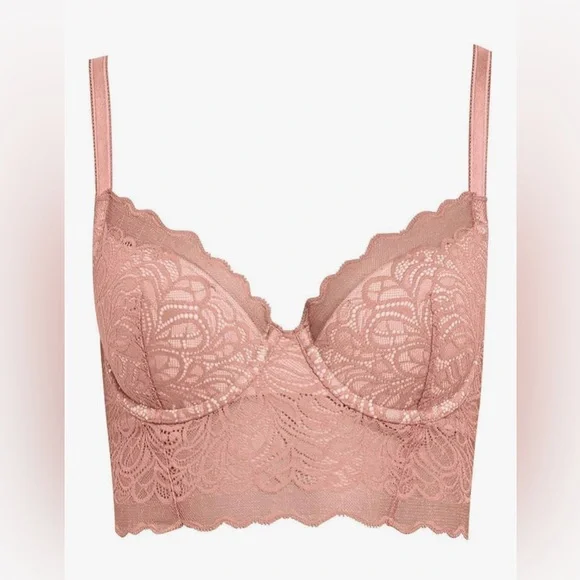 NWT! b.tempt'd by Wacoal Women's Undisclothed 3/4 Bralette Bra Lingerie Medium
