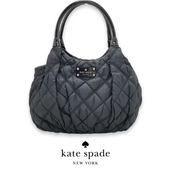 Kate Spade ♠️ Quilted Nylon Satchel Handbag