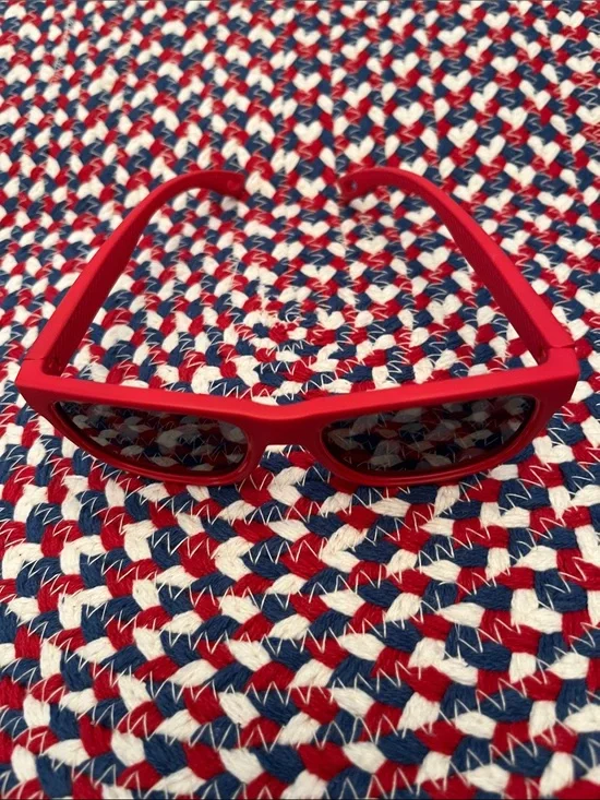 Lacoste Unisex Red Child/Youth Sunglasses with Dark Lenses