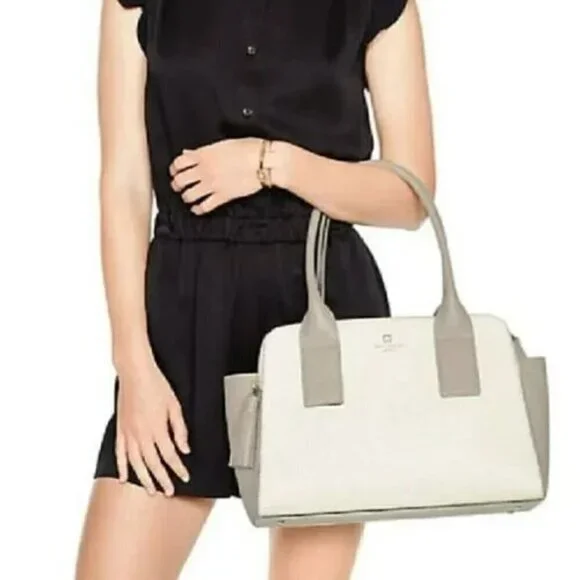Kate Spade Southport Avenue Lydia Leather Top Handle Satchel Magnolia/Clocktower
