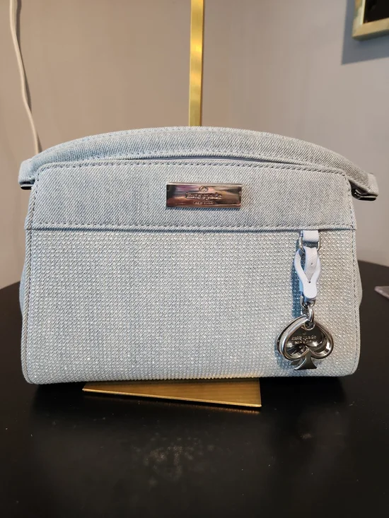 Kate Spade Denim Satchel Woth Rhinestones