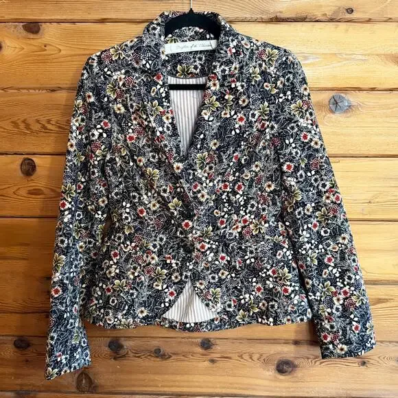 Anthropologie Daughter Liberation Floral Blazer Size 2