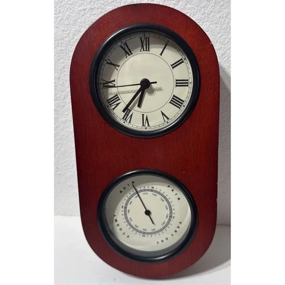 Drug Rep Pharmaceutical Promo PREMARIN Weather Station 60 Year Clock Barometer