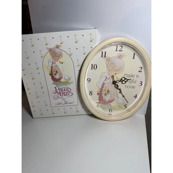 Precious Moments Make a Joyful Noise‎ Easy To Read Quartz Wall Clock Model 6113
