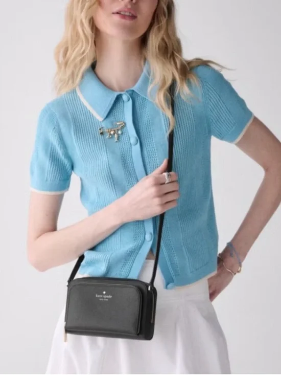 Kate Spade New York Staci Dual Zip Around Crossbody Shoulder Bag & Dust bag