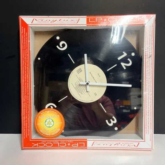 Vinylux Pet Shop Boys Actually Recycled Vinyl Record Wall Clock 12 Inch Black
