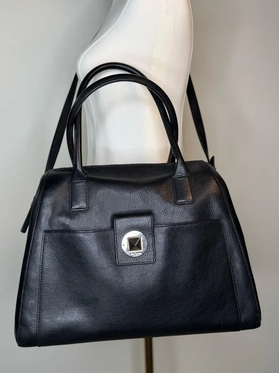 kate spade Catalina Black Leather Large Bag