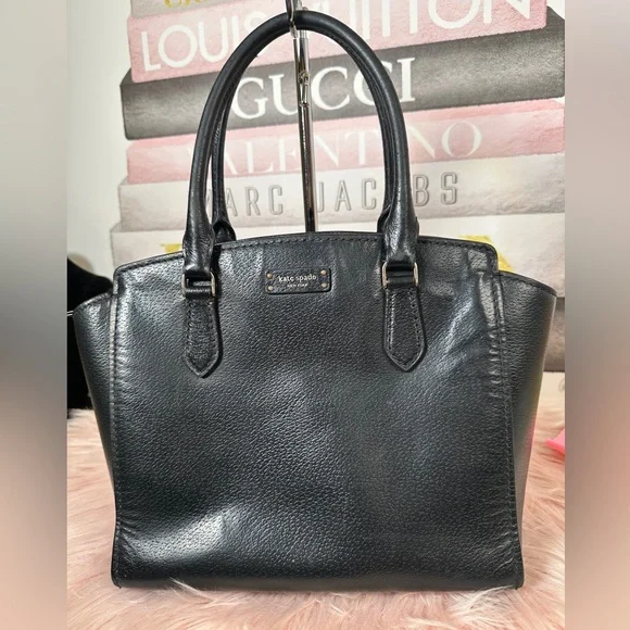 Kate Spade Jeanne Medium Purse Handbag Black EUC