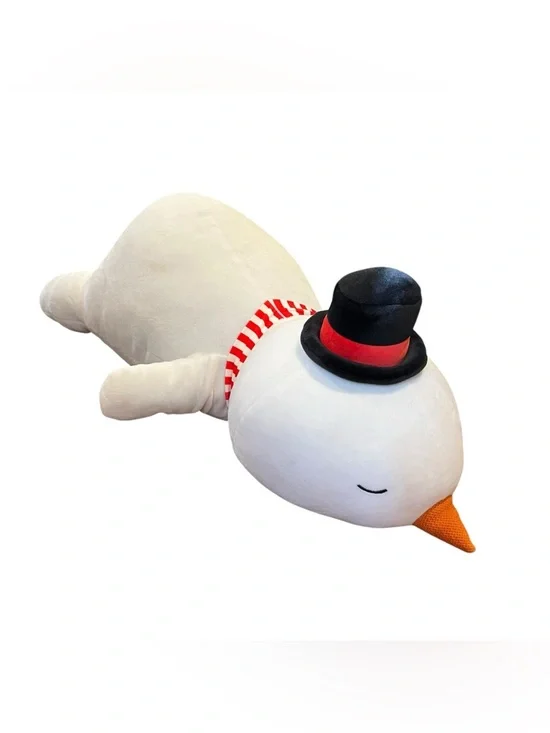 Pillowfort Holiday Snowman Weighted Plush Kids' Throw Pillow Christmas sensory