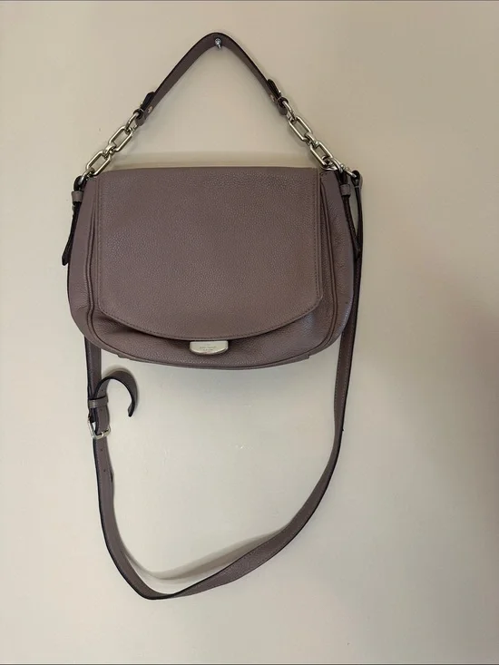 Kate Spade Alecia Crossbody Saddle Bag in Mauve