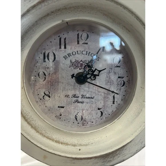 Vintage Pier‎ 1 Wooden Battery Operated Clock 22