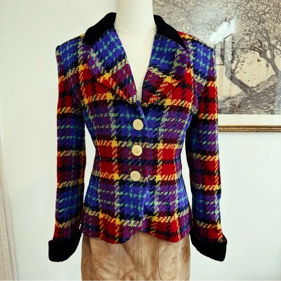 ✨ VINTAGE 1980s blazer jacket