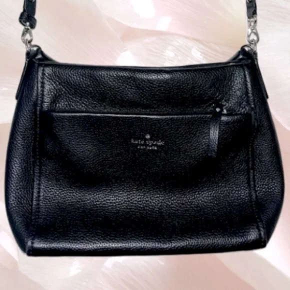 Kate Spade Cobble Hill Leather Satchel in Black, Vintage
