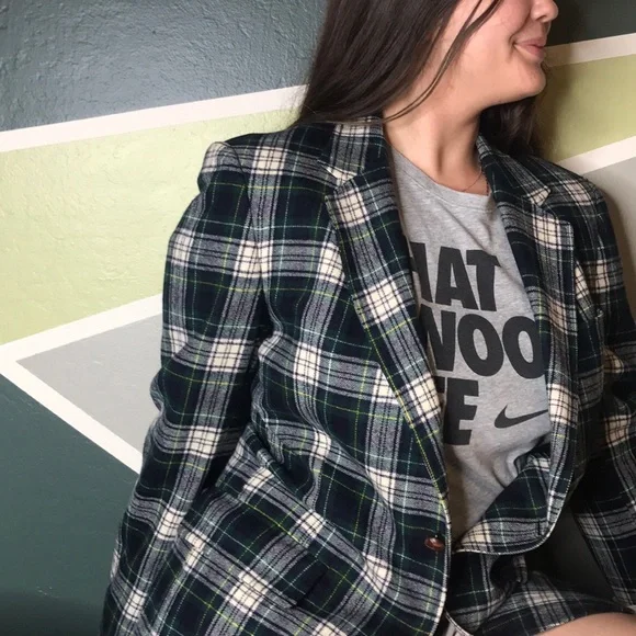 Vintage Pendleton Plaid‎ Blazer