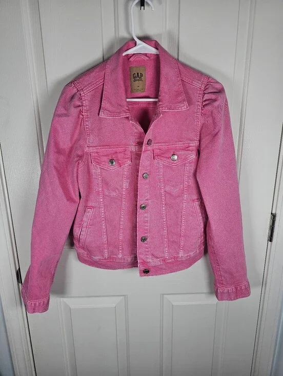 Gap × Barbie Adult Puff Sleeve Icon Denim Jacket Size M