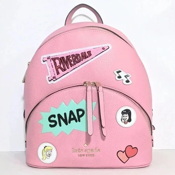 Kate Spade Archie Comics Pink Backpack Bag…