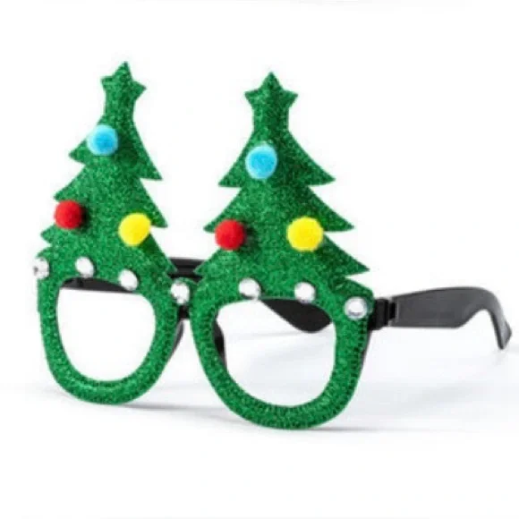 Demdaco Green Christmas Tree Kids Glasses