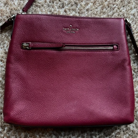 Kate Spade New York Womens Pink Leather Bag 9’*11”