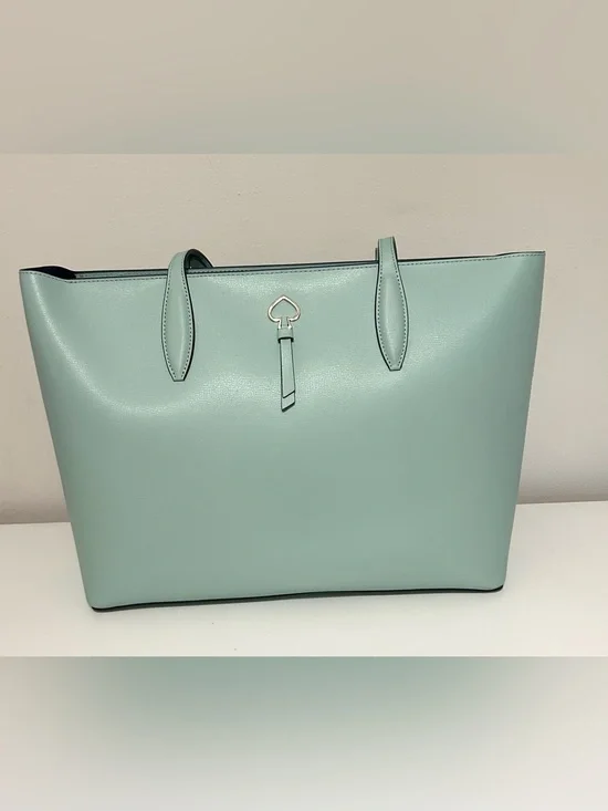 NWT Kate Spade Large Mint Green Tote with Dust Bag