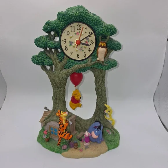 Winnie The Pooh Clock -‎ Walt Disney Attractions Inc Tested Working Complete
