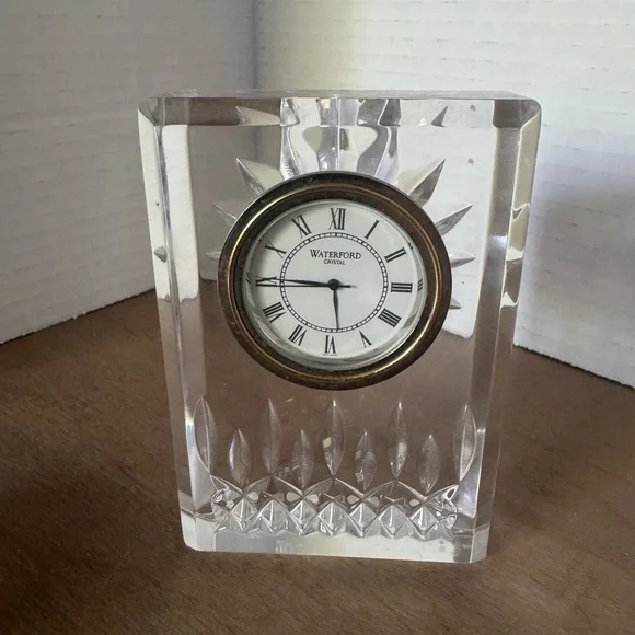 Waterford Crystal Lismore Mini Quartz Clock
