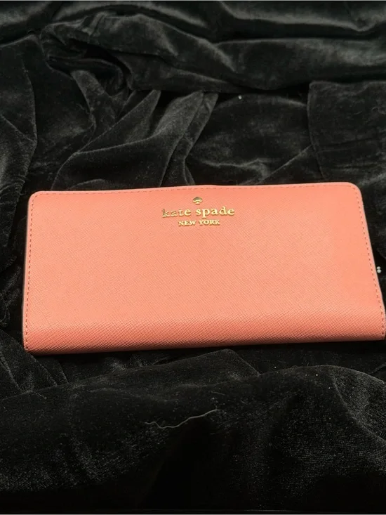 kate spade New York Coral Large Slim Bifold Wallet