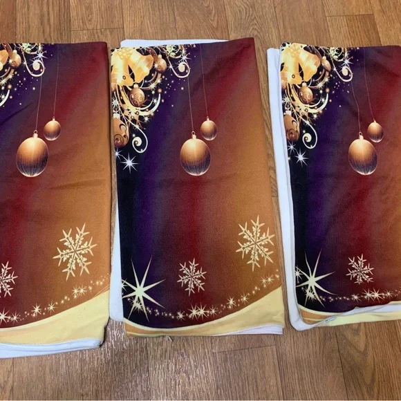 3 Christmas throw pillow covers 17”