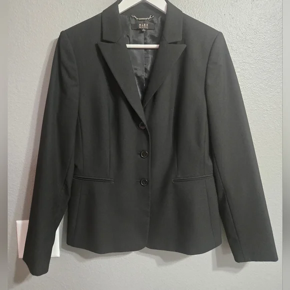 Alex Marie Black Blazer Size 10