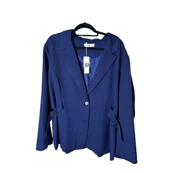 NWT Agnes Orinda Royal Blue Blazer - Size 4X