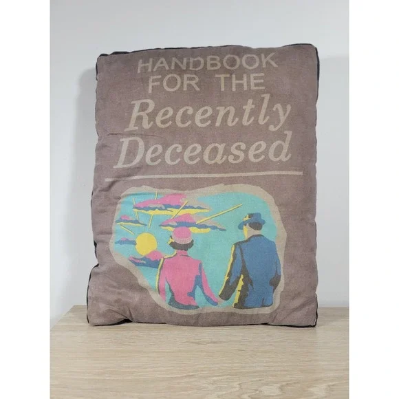 Beetlejuice Handbook For The‎ Recently Deceased Throw  Pillow  11