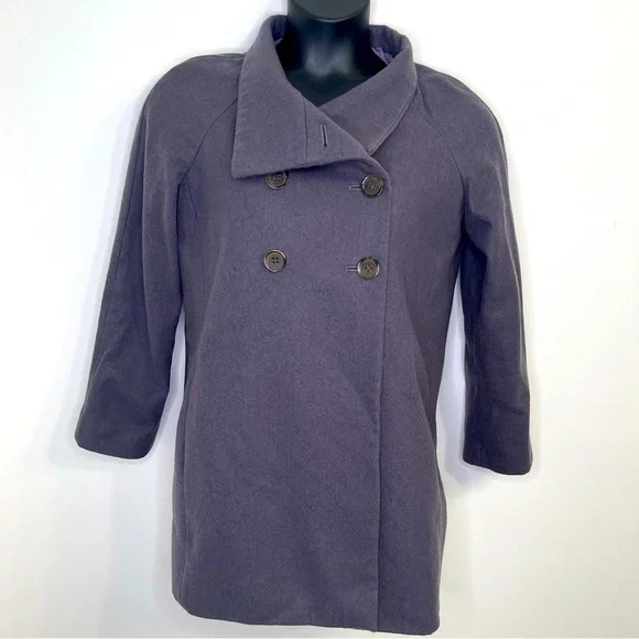J.Crew Double-Breasted Wool Coat in Size 8