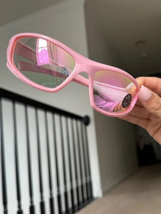 Pink Shield Frame Sunglasses