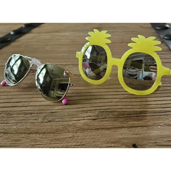 2 pairs of girls sunglasses, new, size 3+