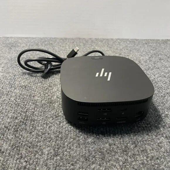 HP USB-C Essential Docking Station Universal Laptop Dual Display HDMI