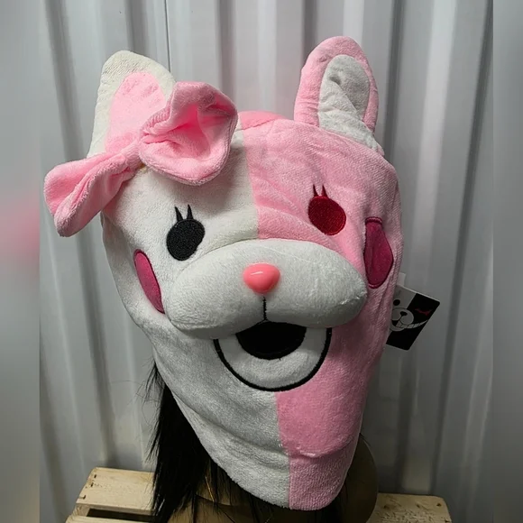 Extheanime Adorable Pink and White Cat Costume Headpiece