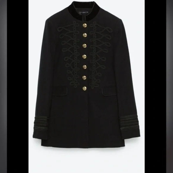 Zara Exclusive edition Zara military princes jacket size XL good condition