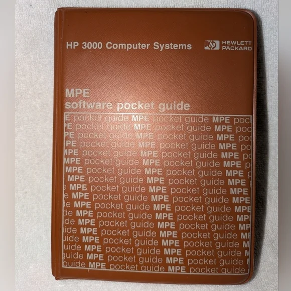 HP Brown Software Pocket Guide