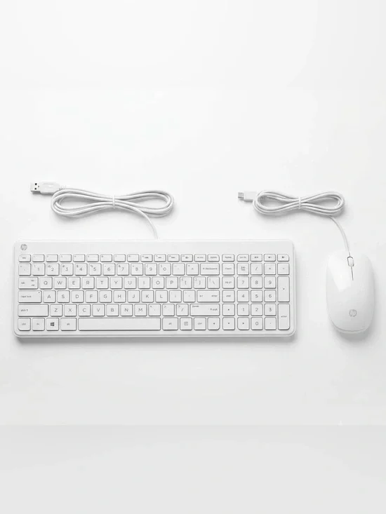 🌟2x Host Pick🌟White HP Keyboard & Mouse