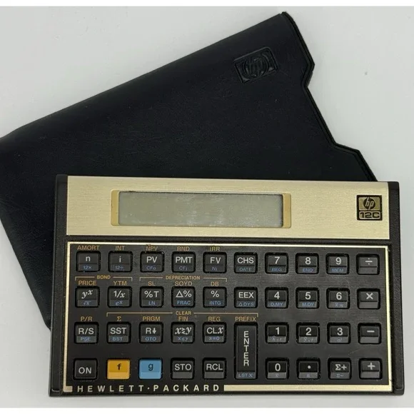 Vintage HP 12C Financial Calculator Tested Working w Original Case Malaysia