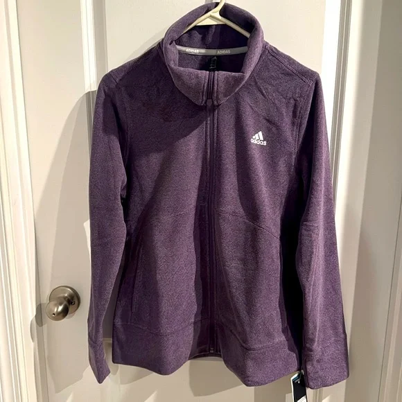 Adidas Womens Heather FLC Jacket