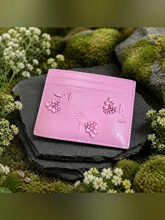 Kate Spade New York Floral Small Slim Card Holder NWT