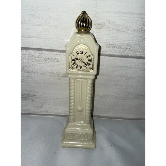 Avon Vintage Cologne Bottle - Ivory Grandfather Clock 
