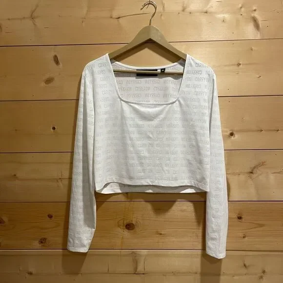 New York & Company Gabrielle Union Crop Top XL